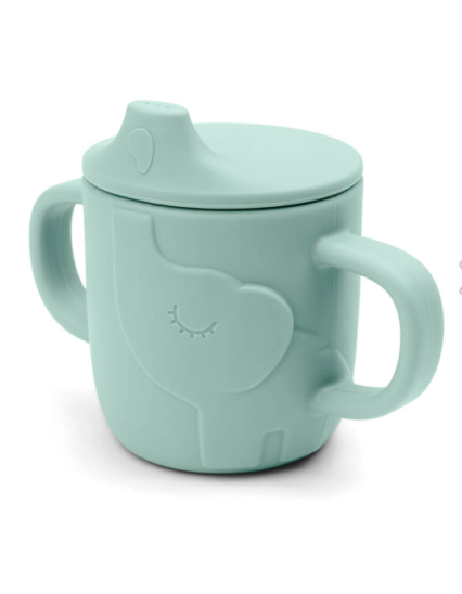Done by Deer Educational Sippy Cup Plastic with Handles Blue 215ml