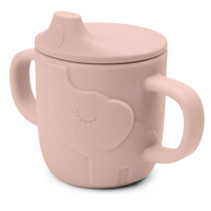 Done by Deer Educational Sippy Cup Plastic with Handles Pink 215ml