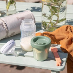 Done by Dear Baby φαγητοδοχεία 3-pack Croco Green