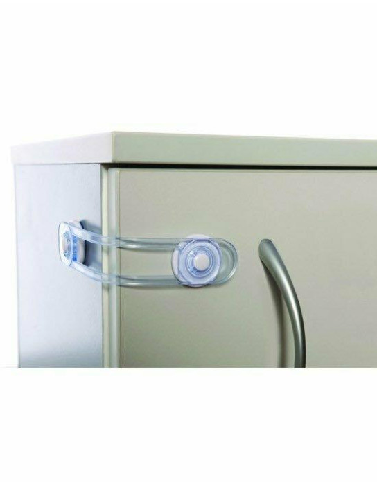 Dreambaby Large Προστατευτικό για Ντουλάπια & Συρτάρια με Αυτοκόλλητο από Πλαστικό σε Λευκό Χρώμα Dreambaby Large Προστατευτικό για Ντουλάπια & Συρτάρια με Αυτοκόλλητο από Πλαστικό σε Λευκό Χρώμα