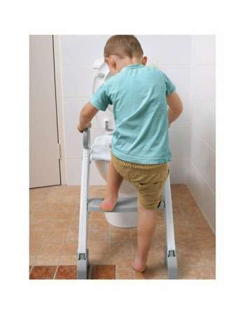 Dreambaby Toddler Toilet Seat with Handles & Stair White