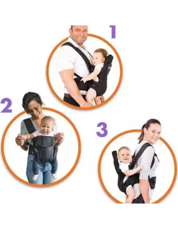 Dreambaby Baby Carrier Manhattan Black
