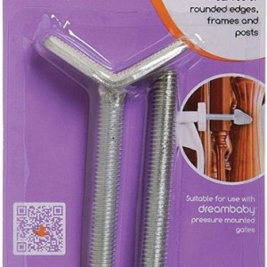 Αντάπτορες Προστατευτικής Πόρτας από Μέταλλο σε Λευκό Χρώμα 2τμχ