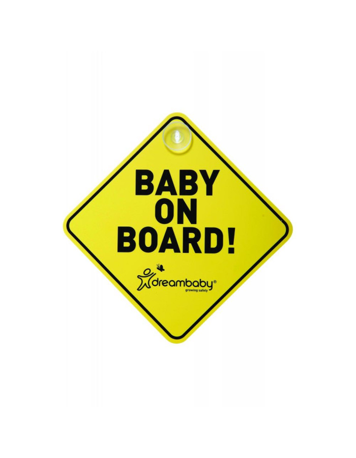 BABY ON BOARD SIGN Yellow/Black