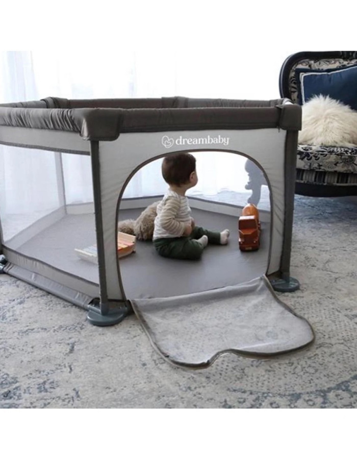Dreambaby Playpen with Mattress Gray 140x140cm