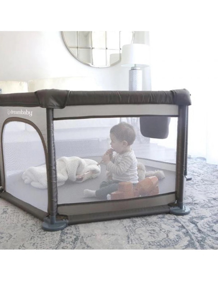 Dreambaby Playpen with Mattress Gray 140x140cm
