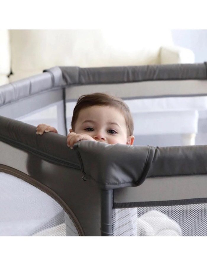 Dreambaby Playpen with Mattress Gray 140x140cm