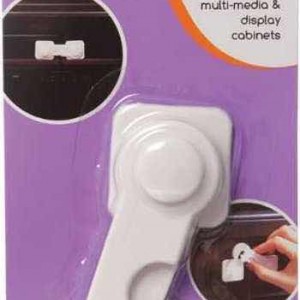 Dreambaby Cabinet & Drawer Protector with Sticker made of Plastic in White Color 1pcs