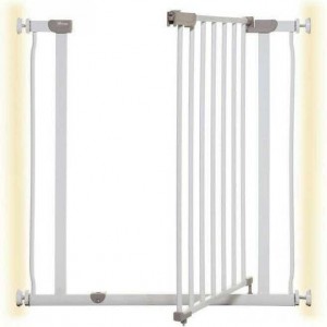 Dreambaby Ava Πτυσσόμενη Προστατευτική Πόρτα από Μέταλλο σε Λευκό Χρώμα 81x75cm