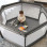 Dreambaby Playpen with Mattress Gray 140x140cm