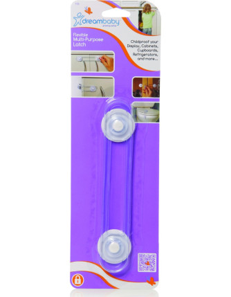Dreambaby Large Προστατευτικό για Ντουλάπια & Συρτάρια με Αυτοκόλλητο από Πλαστικό σε Λευκό Χρώμα