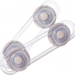 Dreambaby Small Προστατευτικά για Ντουλάπια & Συρτάρια με Αυτοκόλλητο από Πλαστικό σε Λευκό Χρώμα 2τμχ