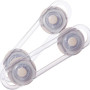 Dreambaby Small Προστατευτικά για Ντουλάπια & Συρτάρια με Αυτοκόλλητο από Πλαστικό σε Λευκό Χρώμα 2τμχ