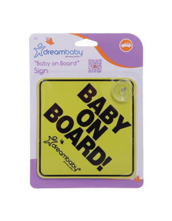 BABY ON BOARD SIGN Yellow/Black