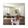 Dreambaby Newport Foldable Safety Gates with Screws, βιδωτό, βιδωτο made of Metal in White Color 200x74cm 3pcs