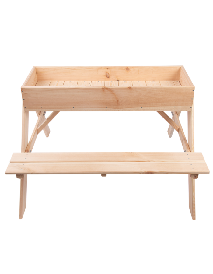 Esschert Design: ​Παιδικό Ξύλινο Τραπεζάλι Πικνίκ και Sandbox 2 σε 1