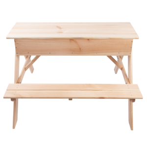 Esschert Design: ​Παιδικό Ξύλινο Τραπεζάλι Πικνίκ και Sandbox 2 σε 1