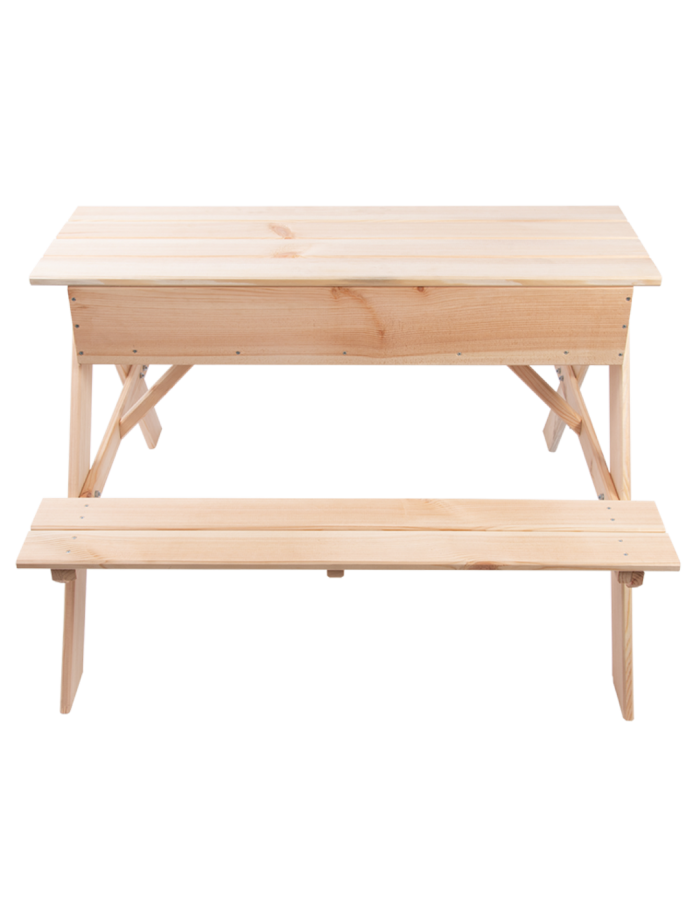 Esschert Design: ​Παιδικό Ξύλινο Τραπεζάλι Πικνίκ και Sandbox 2 σε 1