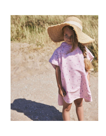 Fresk Kids Beach Poncho Pink 59 x 59cm