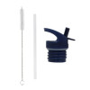A Little Lovely Company Lid Straw Brush Set Srawberries