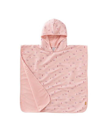 Fresk Kids Beach Poncho Pink 59 x 59cm