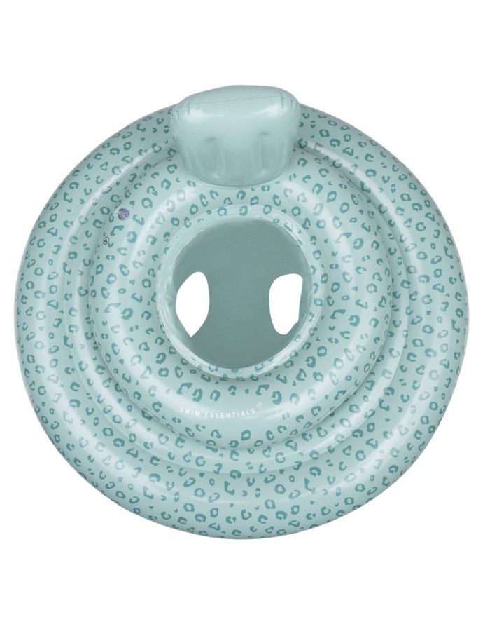 Swim Essentials: Σωσίβιο ⌀69εκ. για μωρά από 0-1 ετών - Green Leopard