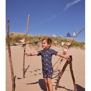 Fresk: Ολόσωμο μαγιό σορτς με προστασία UV50 Butterflies