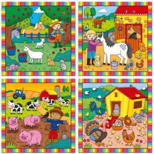 FARM WATERCOLOR PAINTING BABY