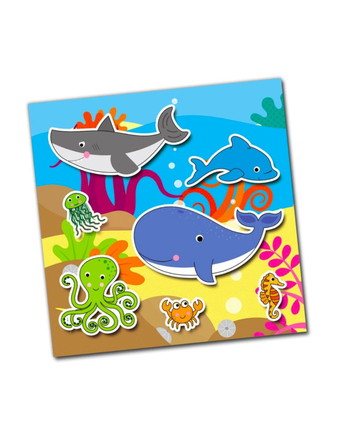 Galt Reusable Sticker Book-Animals