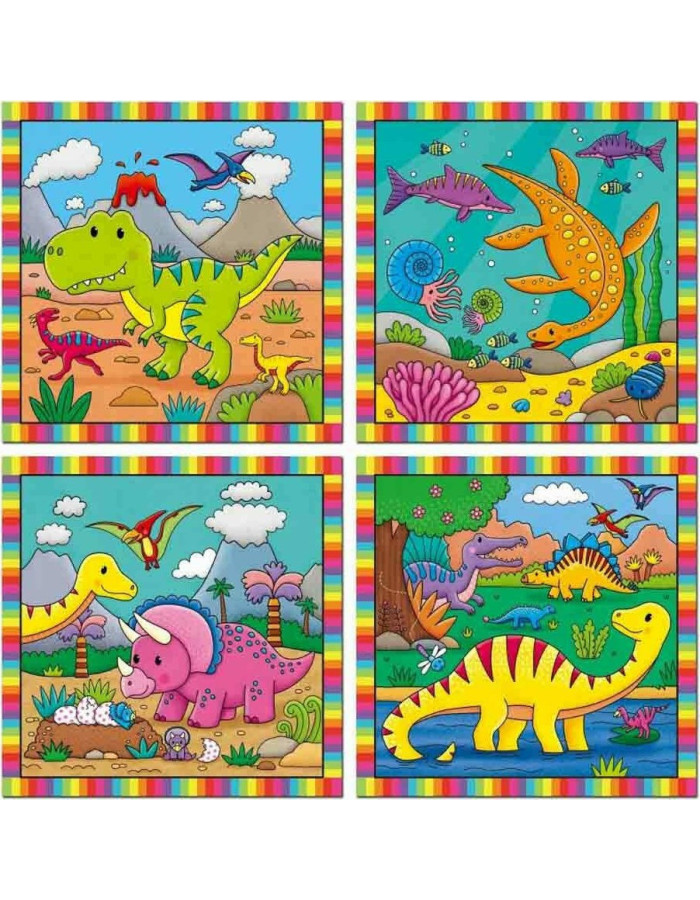 BABY WATERCOLOR PAINTING DINOSAURS
