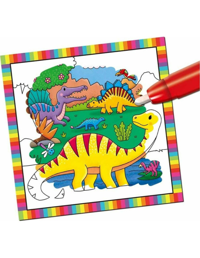 BABY WATERCOLOR PAINTING DINOSAURS