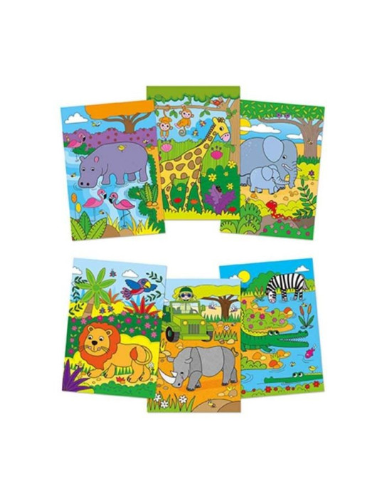 SAFARI WATERCOLOR PAINTING BOOK