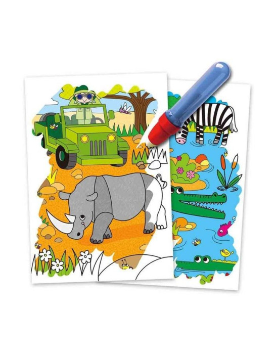 SAFARI WATERCOLOR PAINTING BOOK