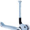 Globber Kids Scooter Foldable Foldable Lights Ecologic 3-Wheel for 2+ Years Light Blue