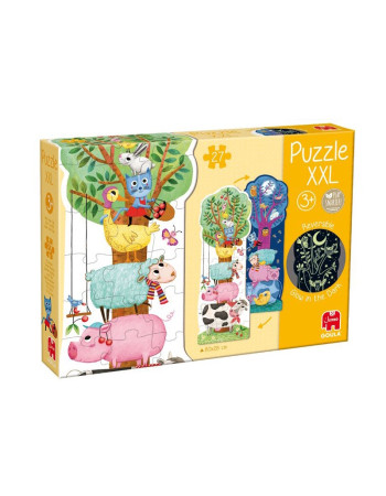 XXL DAY & NIGHT PUZZLE THAT LIGHTS UP 27 PCS. 80X 28 EC.