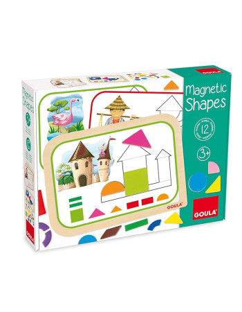 Goula Magnetic Construction Toy Magnetic Shapes Kid 3++ years