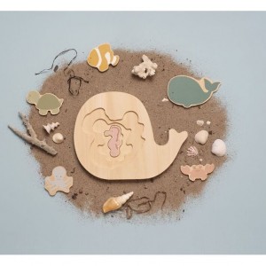  Ξύλινο Πάζλ Θαλάσσιος κόσμος