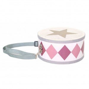 Jabadabado: Ξύλινo τύμπανο Ροζ