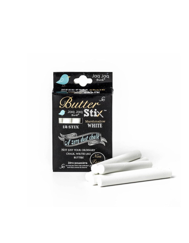 Butterstix & white chalks 12 pcs