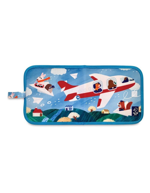 Jaq Jaq Bird Painting Chalkboard Book with Chalks Friends Airplanes for Children 3+ Years Jaq Jaq Bird Painting Chalkboard Book with Chalks Friends Airplanes for Children 3+ Years