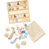 Kids Concept Educational Game Letters & Numbers made of Wood for 3+ Years Old