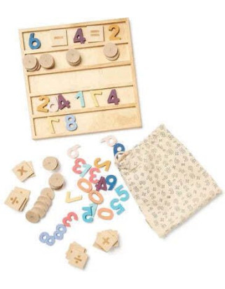 KIDS CONCEPT. Ξύλινο επιτραπέζιο παιχνίδι αρίθμησης