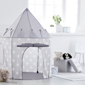 Kids Concept Kids Castle Play Tent Star Gray