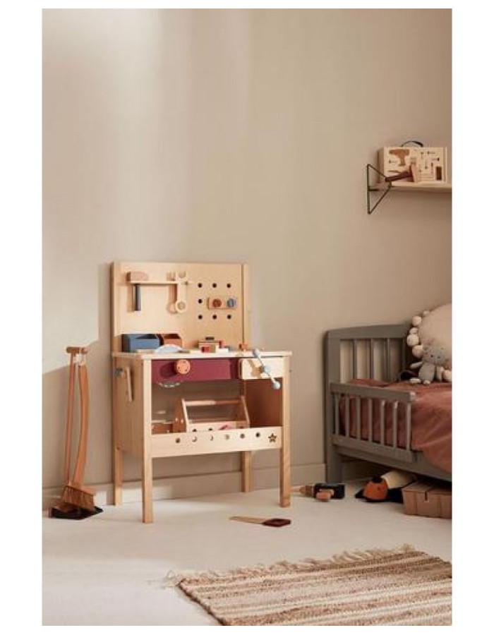 KIDS CONCEPT. Ξύλινος πάγκος εργαλείων KIDS HUB