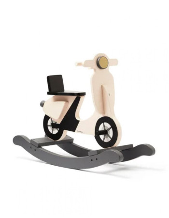 KIDS CONCEPT. Ξύλινο κουνιστό σκούτερ (μπεζ)