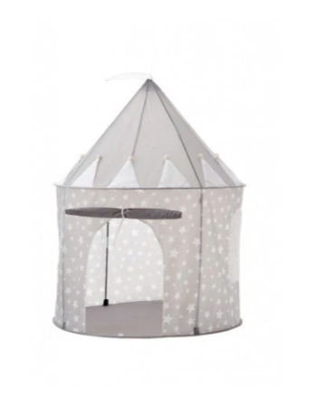 Kids Concept Kids Castle Play Tent Star Gray
