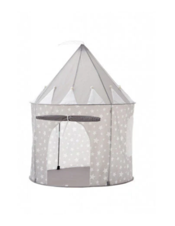 Kids Concept Kids Castle Play Tent Star Gray