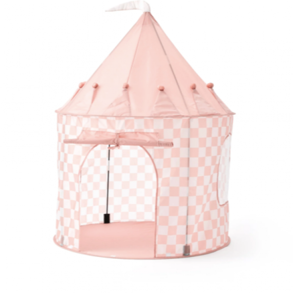 KIDS CONCEPT. Σκηνή παιχνιδιού Star (ροδακινί καρό)