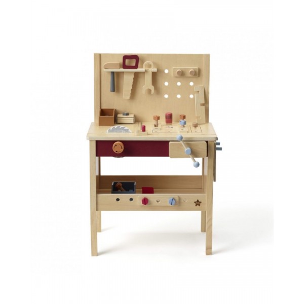 KIDS CONCEPT. Ξύλινος πάγκος εργαλείων KID'S HUB