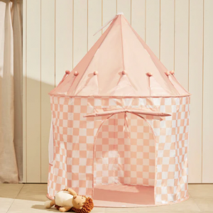 KIDS CONCEPT. Σκηνή παιχνιδιού Star (ροδακινί καρό)